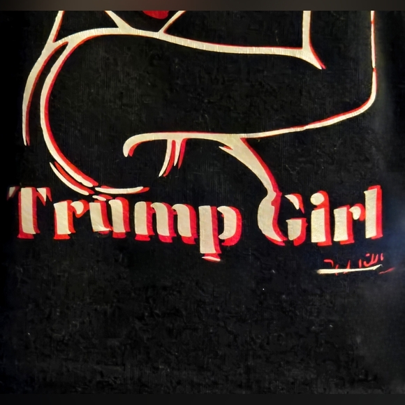 Trump Girl Cropped Hooded Sweatshirt - Picture 4 of 4